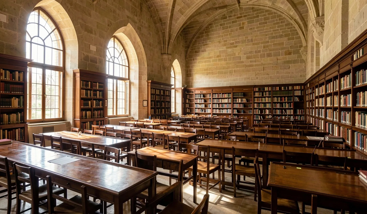Sala de lectura pública en España